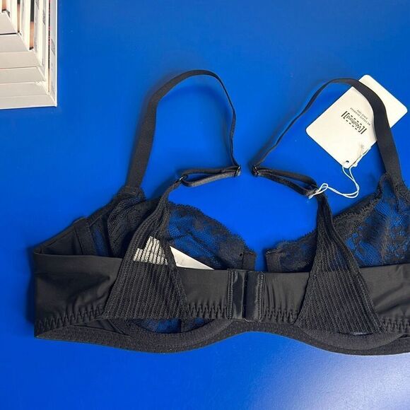 NWT Wolford Venus Lace Bra 36B Black - Picture 12 of 16